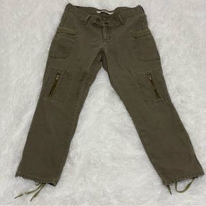 Vintage Mavi Back Laced-Up Capri Size 24